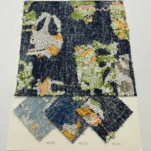 JLZ-801 Denim Embroidery Fabric