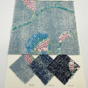 JLZ-802 Denim Embroidery Fabric