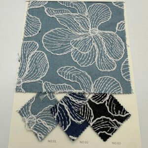 JLZ-803 Denim Embroidery Fabric