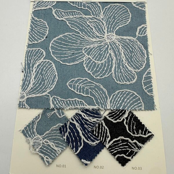 JLZ-803 Denim Embroidery Fabric