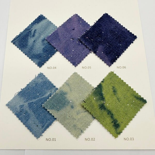 JLZ-814 Denim fabric  Tie-dyed