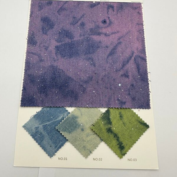JLZ-814 Denim fabric  Tie-dyed