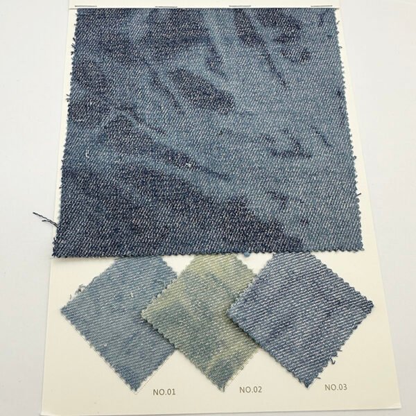 JLZ-815 Denim Fabric Tie-dyed