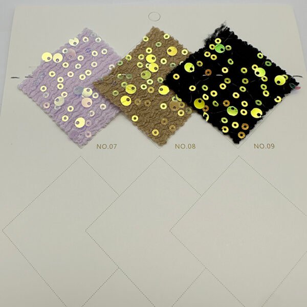 JLZ-823 Knit fabric  Embroidery Sequin