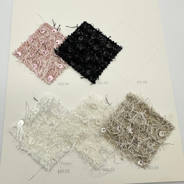 JLZ-833 Knit fabric Sequin Embroidery