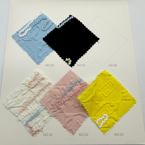 JLZ-834 Woven fabric  Embroidery